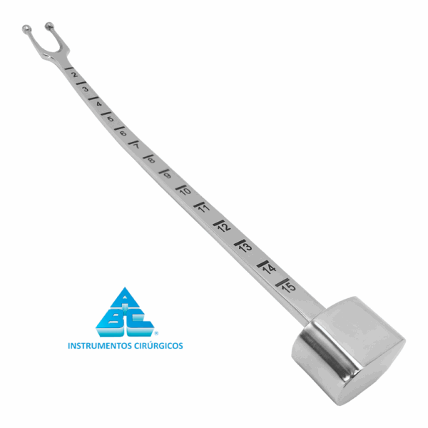 CINZEL OBWEGESER NASAL 8MM ANGULADA COM DUPLO GUIA