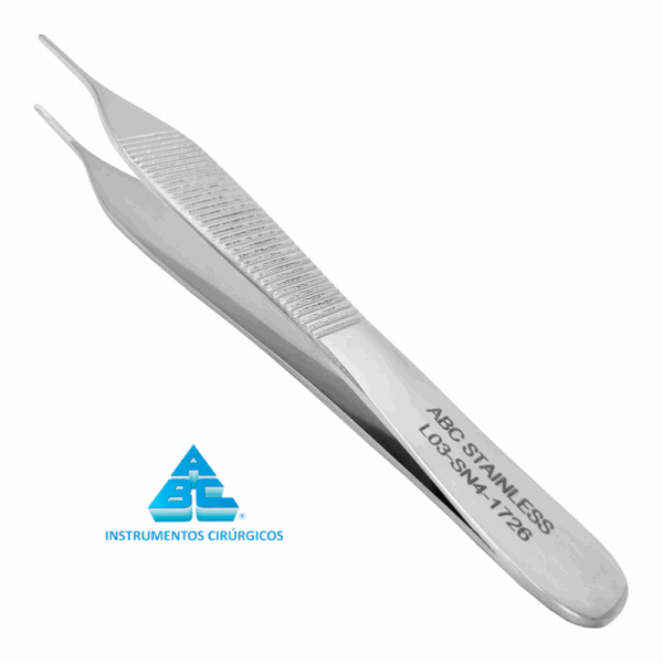 PINÇA MICRO ADSON COM SERRILHA 12CM