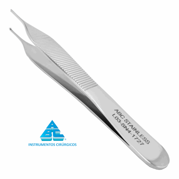 PINÇA MICRO ADSON COM DENTE 1X2 12CM