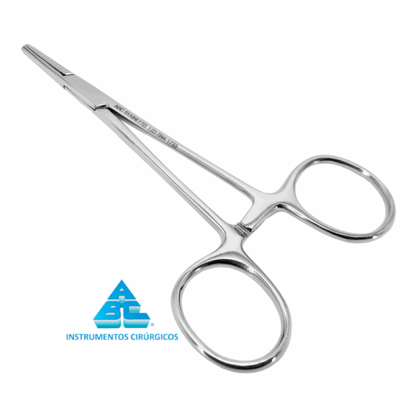 PINÇA HALSTEAD MOSQUITO RETA 12CM COM DENTE