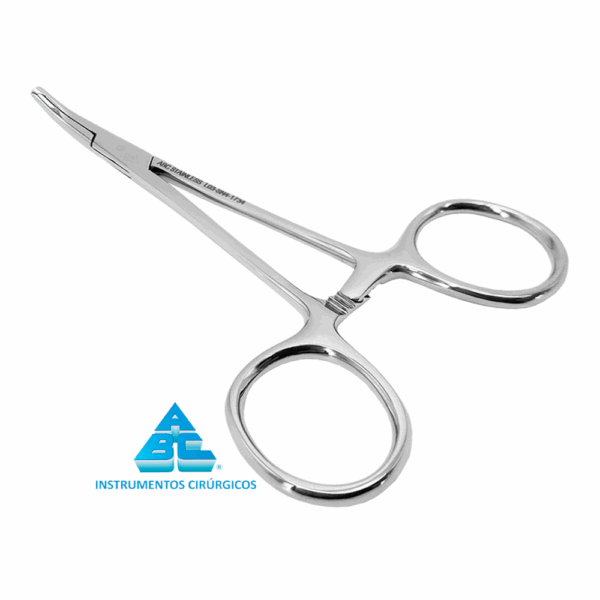 PINÇA HALSTEAD MOSQUITO CURVA 12CM COM DENTE