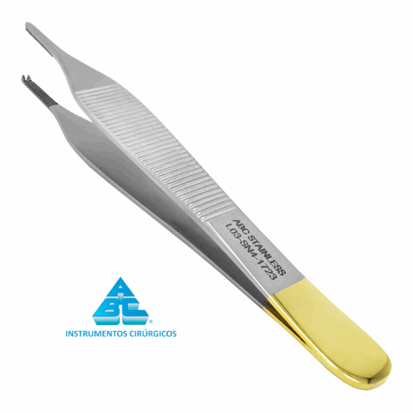 PINÇA ADSON COM DENTE 1X2 12CM T/C
