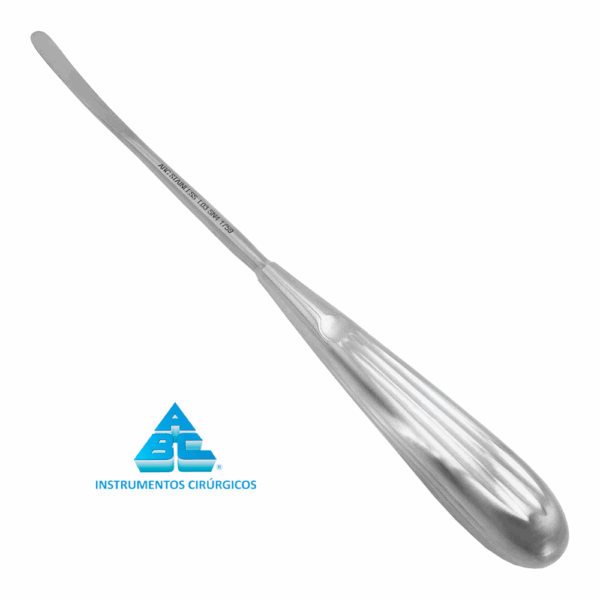 DESCOLADOR ESCALPO CURVADO PONTA COLHER 7MM