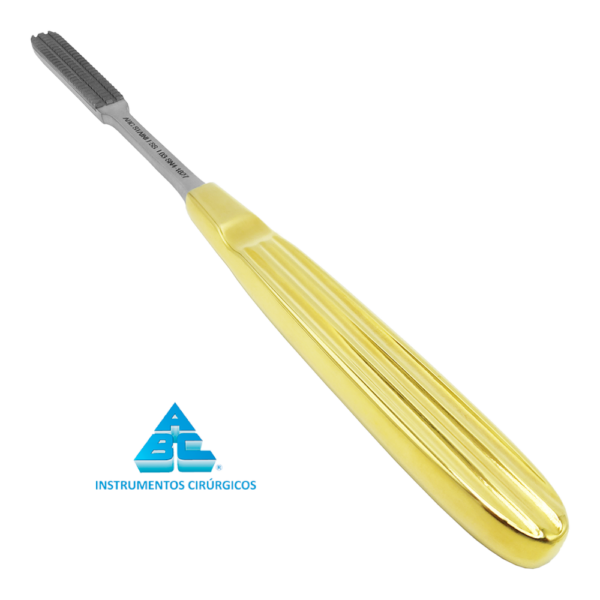 RASPA NASAL MALTZ T/C 18CM DENTES P/ CIMA